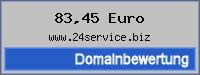 Domainbewertung - Domain www.24service.biz bei 24service.biz