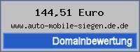 Domainbewertung - Domain www.auto-mobile-siegen.de.de bei 24service.biz