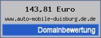 Domainbewertung - Domain www.auto-mobile-duisburg.de.de bei 24service.biz