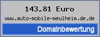 Domainbewertung - Domain www.auto-mobile-meulheim.de.de bei 24service.biz