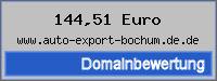 Domainbewertung - Domain www.auto-export-bochum.de.de bei 24service.biz