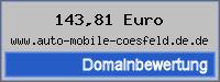 Domainbewertung - Domain www.auto-mobile-coesfeld.de.de bei 24service.biz