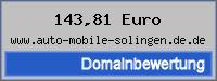 Domainbewertung - Domain www.auto-mobile-solingen.de.de bei 24service.biz