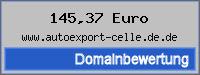 Domainbewertung - Domain www.autoexport-celle.de.de bei 24service.biz