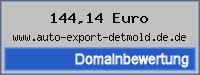 Domainbewertung - Domain www.auto-export-detmold.de.de bei 24service.biz