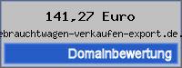 Domainbewertung - Domain  gebrauchtwagen-verkaufen-export.de.de bei 24service.biz