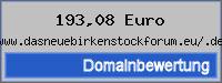 Domainbewertung - Domain www.dasneuebirkenstockforum.eu/.de bei 24service.biz