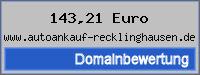 Domainbewertung - Domain www.autoankauf-recklinghausen.de bei 24service.biz