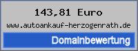 Domainbewertung - Domain www.autoankauf-herzogenrath.de bei 24service.biz