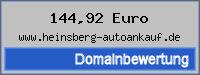 Domainbewertung - Domain www.heinsberg-autoankauf.de bei 24service.biz