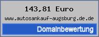 Domainbewertung - Domain www.autosankauf-augsburg.de.de bei 24service.biz