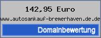 Domainbewertung - Domain www.autosankauf-bremerhaven.de.de bei 24service.biz