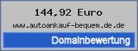 Domainbewertung - Domain www.autoankauf-bequem.de.de bei 24service.biz