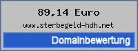 Domainbewertung - Domain www.sterbegeld-hdh.net bei 24service.biz