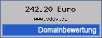 Domainbewertung - Domain www.vduv.de bei 24service.biz