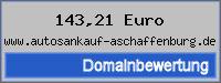 Domainbewertung - Domain www.autosankauf-aschaffenburg.de bei 24service.biz