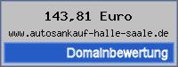 Domainbewertung - Domain www.autosankauf-halle-saale.de bei 24service.biz