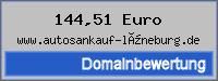 Domainbewertung - Domain www.autosankauf-lüneburg.de bei 24service.biz