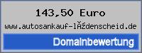 Domainbewertung - Domain www.autosankauf-lüdenscheid.de bei 24service.biz