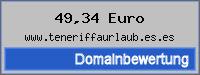 Domainbewertung - Domain www.teneriffaurlaub.es.es bei 24service.biz