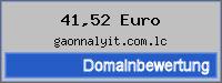 Domainbewertung - Domain gaonnalyit.com.lc bei 24service.biz