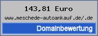 Domainbewertung - Domain www.meschede-autoankauf.de/.de bei 24service.biz