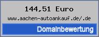 Domainbewertung - Domain www.aachen-autoankauf.de/.de bei 24service.biz