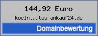 Domainbewertung - Domain koeln.autos-ankauf24.de bei 24service.biz