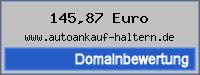 Domainbewertung - Domain www.autoankauf-haltern.de bei 24service.biz