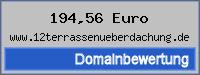 Domainbewertung - Domain www.12terrassenueberdachung.de bei 24service.biz