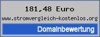 Domainbewertung - Domain www.stromvergleich-kostenlos.org bei 24service.biz